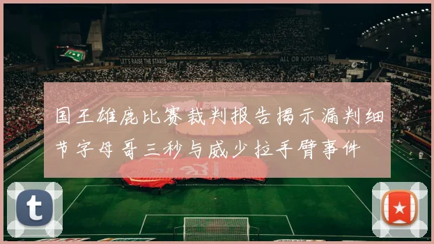 国王雄鹿比赛裁判报告揭示漏判细节字母哥三秒与威少拉手臂事件