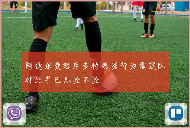 阿德尔曼怒斥多特恶劣行为雷霆队对此早已见怪不怪